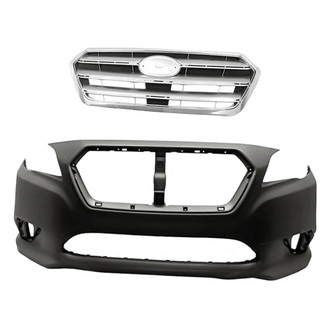 Replacement - 2-Piece (Front Bumper Cover, Grille) (CAPA Certified)