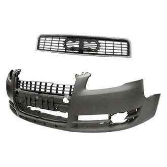 Replacement - 2-Piece (Front Bumper Cover, Grille) (Standard Line)