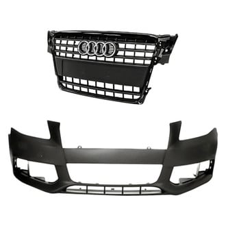 Replacement - 2-Piece (Front Bumper Cover, Grille) (Standard Line)