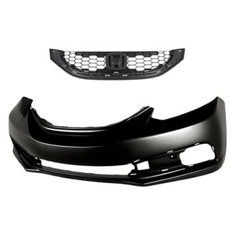 Replacement - 2-Piece (Front Bumper Cover, Grille) (CAPA Certified)