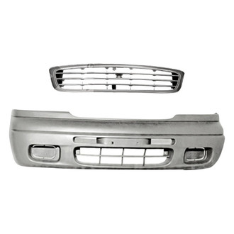 Replacement - 2-Piece (Front Bumper Cover, Grille) (Standard Line)
