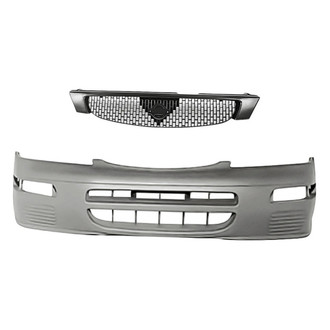 Replacement - 2-Piece (Front Bumper Cover, Grille) (Standard Line)