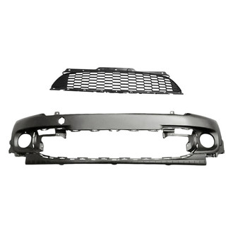 Replacement - 2-Piece (Front Bumper Cover, Grille) (Standard Line)