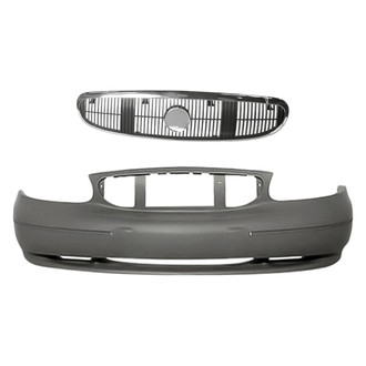 Replacement - 2-Piece (Front Bumper Cover, Grille) (Standard Line)