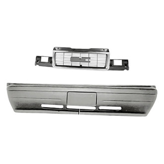 Replacement - 2-Piece (Front Bumper Cover, Grille) (Standard Line)
