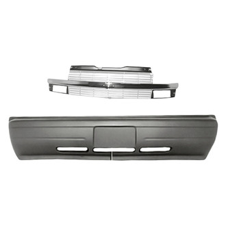 Replacement - 2-Piece (Front Bumper Cover, Grille) (Standard Line)
