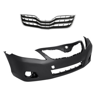 Replacement - 2-Piece (Front Bumper Cover, Grille) (CAPA Certified)