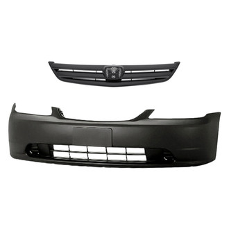 Replacement - 2-Piece (Front Bumper Cover, Grille) (Standard Line)