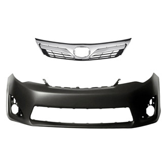 Replacement - 2-Piece (Front Bumper Cover, Grille) (CAPA Certified)