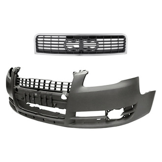 Replacement - 2-Piece (Front Bumper Cover, Grille) (Standard Line)