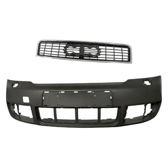 Replacement - 2-Piece (Front Bumper Cover, Grille) (Standard Line)