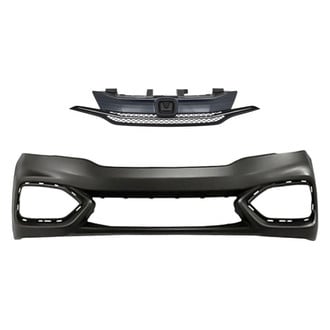 Replacement - 2-Piece (Front Bumper Cover, Grille) (CAPA Certified)