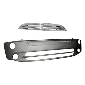 Replacement - 2-Piece (Front Bumper Cover, Grille) (Standard Line)