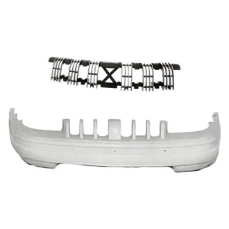Replacement - 2-Piece (Front Bumper Cover, Grille) (Standard Line)