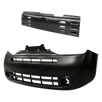 Replacement - 2-Piece (Front Bumper Cover, Grille) (Standard Line)