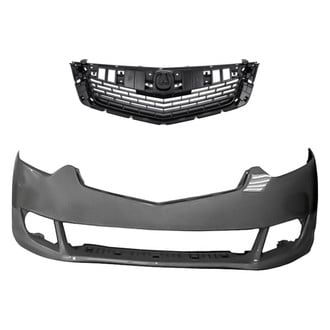 Replacement - 2-Piece (Front Bumper Cover, Grille) (Standard Line)