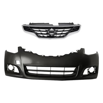 Replacement - 2-Piece (Front Bumper Cover, Grille) (Standard Line)