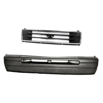 Replacement - 2-Piece (Front Bumper Cover, Grille) (Standard Line)