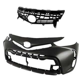 Replacement - 2-Piece (Front Bumper Cover, Grille) (CAPA Certified)