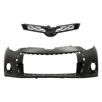 Replacement - 2-Piece (Front Bumper Cover, Grille) (CAPA Certified)