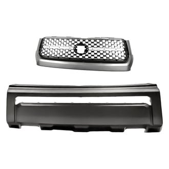 Replacement - 2-Piece (Front Bumper Cover, Grille) (CAPA Certified)