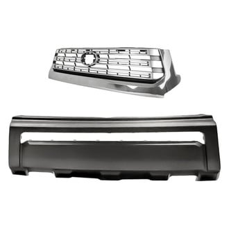 Replacement - 2-Piece (Front Bumper Cover, Grille) (CAPA Certified)