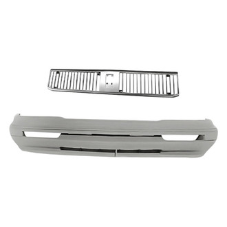 Replacement - 2-Piece (Front Bumper Cover, Grille) (Standard Line)