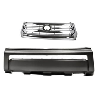 Replacement - 2-Piece (Front Bumper Cover, Grille) (CAPA Certified)