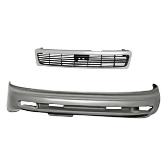 Replacement - 2-Piece (Front Bumper Cover, Grille) (Standard Line)