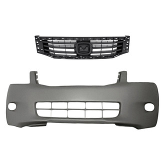 Replacement - 2-Piece (Front Bumper Cover, Grille) (CAPA Certified)