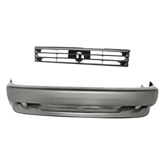 Replacement - 2-Piece (Front Bumper Cover, Grille) (Standard Line)