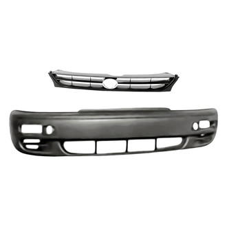 Replacement - 2-Piece (Front Bumper Cover, Grille) (Standard Line)