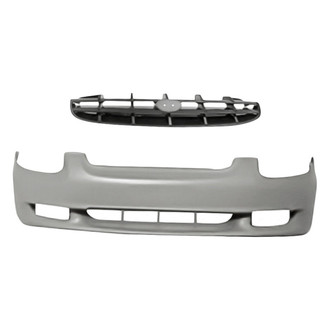 Replacement - 2-Piece (Front Bumper Cover, Grille) (Standard Line)