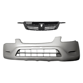 Replacement BNDL-240141 - 2-Piece (Front Bumper Cover, Grille) (Standard Line)