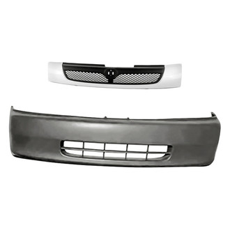 Replacement - 2-Piece (Front Bumper Cover, Grille) (Standard Line)