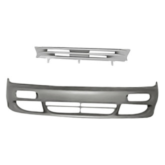 Replacement - 2-Piece (Front Bumper Cover, Grille) (Standard Line)