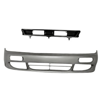 Replacement - 2-Piece (Front Bumper Cover, Grille) (Standard Line)