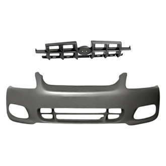 Replacement - 2-Piece (Front Bumper Cover, Grille) (Standard Line)
