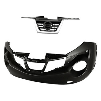Replacement BNDL-240186 - 2-Piece (Front Bumper Cover, Grille) (Standard Line)