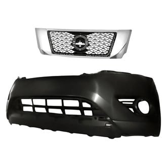 Replacement - 2-Piece (Front Bumper Cover, Grille) (Standard Line)