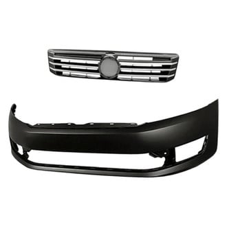 Replacement - 2-Piece (Front Bumper Cover, Grille) (CAPA Certified)
