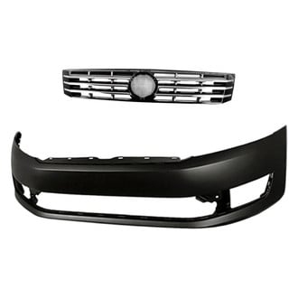 Replacement - 2-Piece (Front Bumper Cover, Grille) (CAPA Certified)