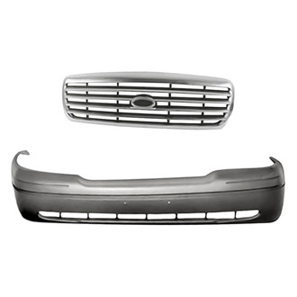 Replacement BNDL-240285 - 2-Piece (Front Bumper Cover, Grille) (Standard Line)