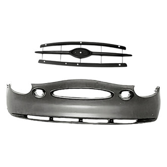 Replacement - 2-Piece (Front Bumper Cover, Grille) (Standard Line)