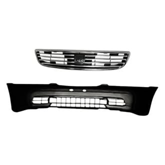 Replacement - 2-Piece (Front Bumper Cover, Grille) (Standard Line)