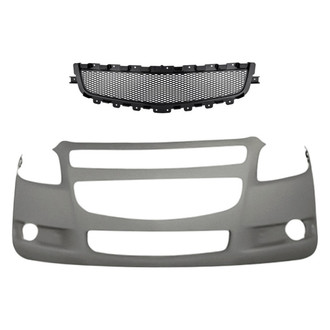 Replacement - 2-Piece (Front Bumper Cover, Grille) (Standard Line)