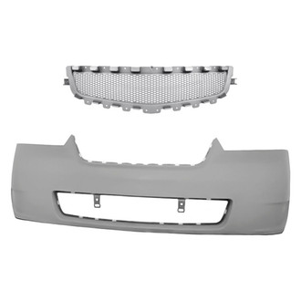 Replacement - 2-Piece (Front Bumper Cover, Grille) (Standard Line)