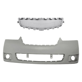 Replacement - 2-Piece (Front Bumper Cover, Grille) (Standard Line)