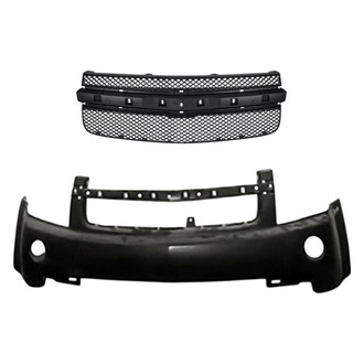 Replacement - 2-Piece (Front Bumper Cover, Grille) (Standard Line)