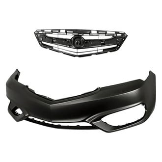 Replacement - 2-Piece (Front Bumper Cover, Grille) (Standard Line)